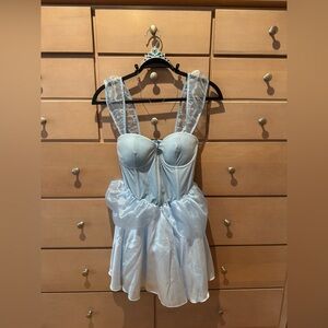 Women’s Light Blue Princess Costume NWT